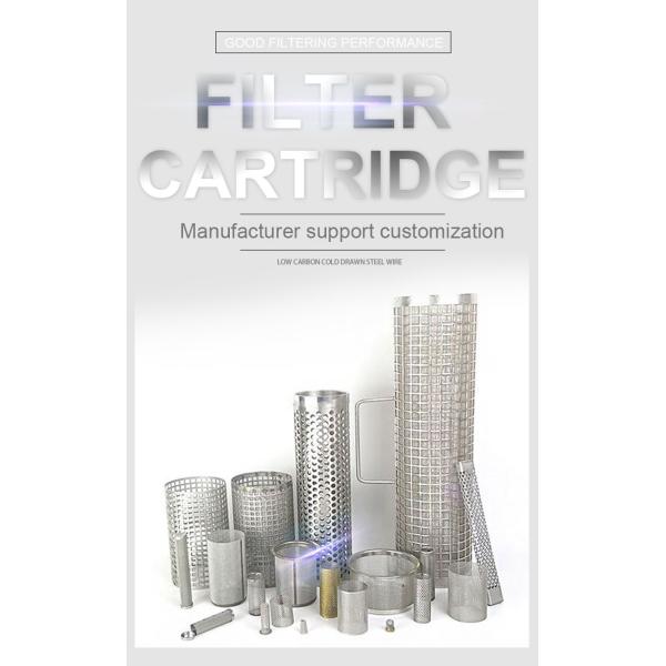 304 Stainless Steel Perforated Cylindrical Tubes For Hotels Industry Filter