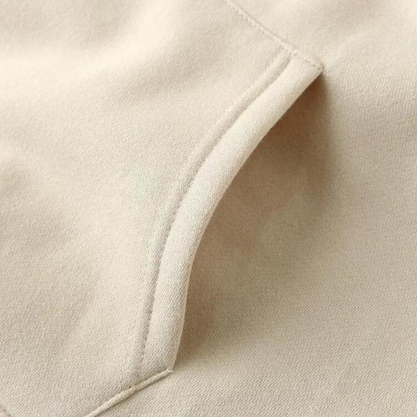 High Quality Heavy Weight Cotton Stringless Blank Hoodie Custom Men Streetwear OEM Logo Custom Hoodie