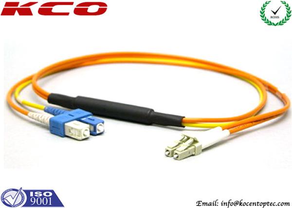 Quality Mode Conditionning Fiber Optic Patch Cord / Mpde Conditional Patch cable / Single mode to Multimode Patch Cord for sale