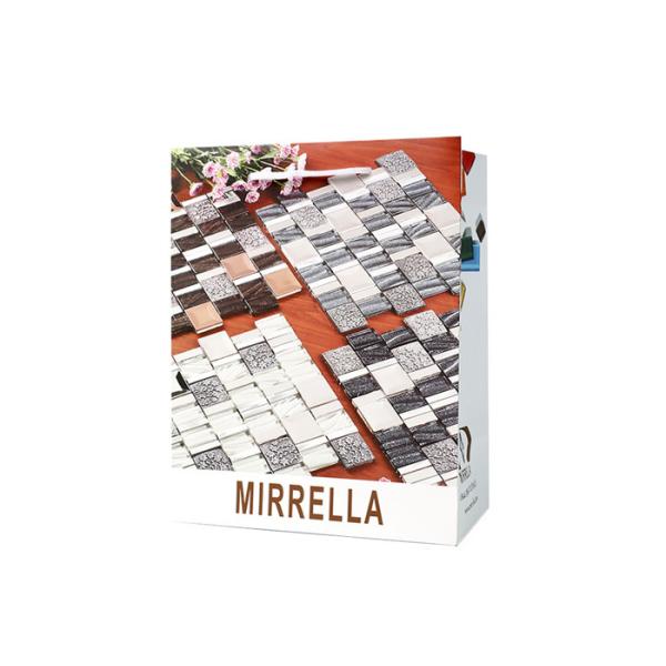 Offset Printed Paper Bags Colorful 210gsm C1s Art Paper With Ivory Board