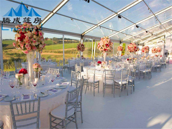 Safe And UV Protection High Resistance Good Flexibility White PVC Tent For The Wedding