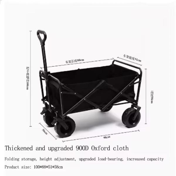 Collapsible Folding Capacity Outdoor Beach Garden Utility Camping Accessories Camp Collapsible / Wagon