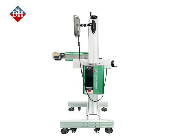 Quality Standard 10.6um CO2 Flying Laser Marker for Automatic Serial and Batch Number Printing for sale