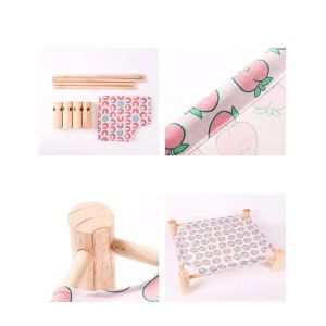 Wooden Pet Hammock Beds Disassembled Dog Hammock Bed Sustainable