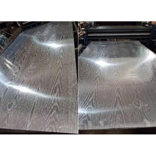 Wood pattern metal embossing sheet