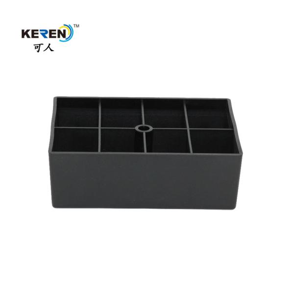 Quality KR-P0264 Durable Plastic Furniture Feet , 55mm Height Adjustable Sofa Legs for sale
