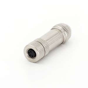 China M8 Female Field-Wireable Connector 4 Pin Straight IP67 wholesale