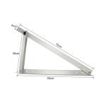 Ground Solar Panel Mount With Adjustable Tilt Angle