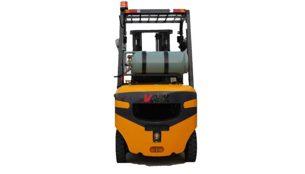 Quality 3 Ton 4.5m 3 Starge Free Full Mast Hand Operated Forklift Isuzu Engine for sale