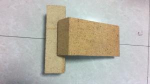 China Fire Clay Wedge Shape Insulating Refractory Brick Used For Boiler , Industrial Furnace on sale