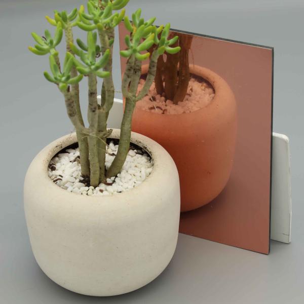 Fashion Spaces Mirror-Finish Aluminum Composite Panels 3mm/4mm Thickness 1.5×2.44m Extra Size With Aluminum Alloy Surface For Spaces Blending Modern