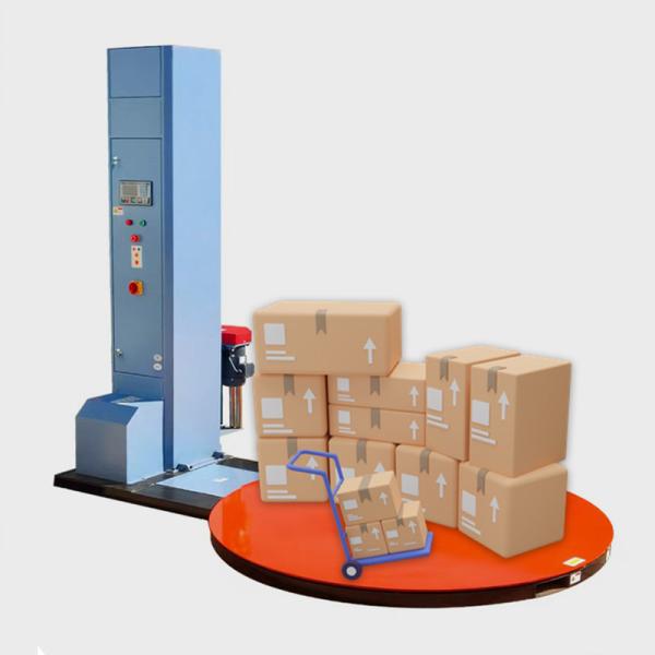 Quality PLC Control Pallet Wrapping System 500kg Overall Weight Customizable Design for sale