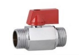 China Brass Threaded Ball Valve For Water Tank PTFE Seal Chrome Plated wholesale