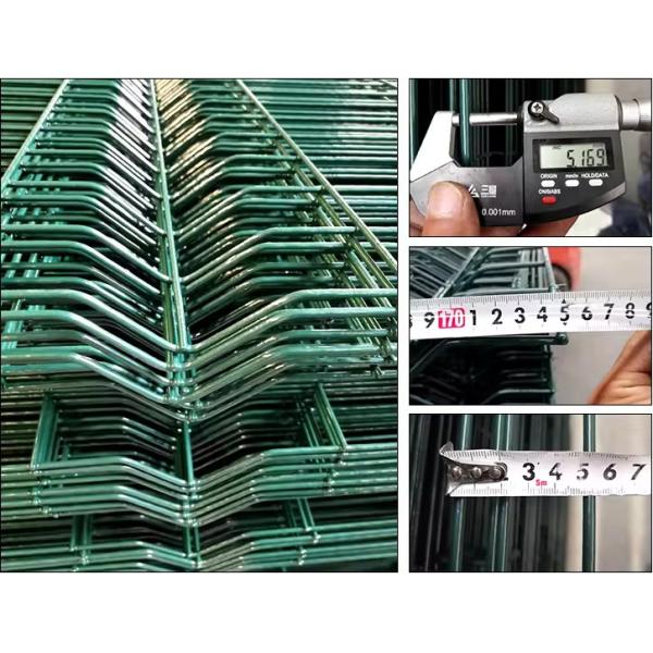 Triangle Welded V Mesh Security Fence 1500mm Outdoor Galvanized Welded Wire Garden Fence