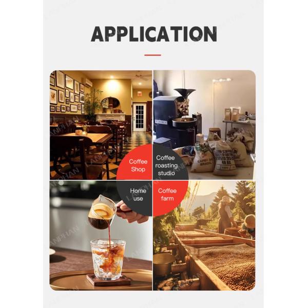 Home Coffee Roaster Machine Small Batch Cacao Roasting Machine With Cooling Tray