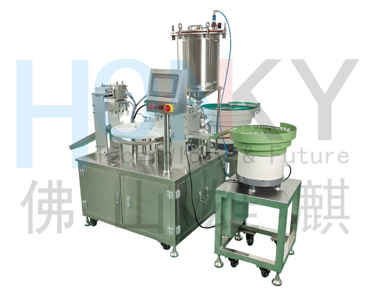 Massage Cream Tube Automatic Vial Filling Machine With Ceramic Pump