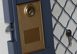 Heavy Duty Two Sides Industrial Storage Cage , Wire Mesh Storage Lockers Full Height