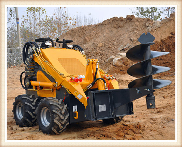Mini Wheel Loader Skid Steer Track Loader With Various Kinds Of Attachments