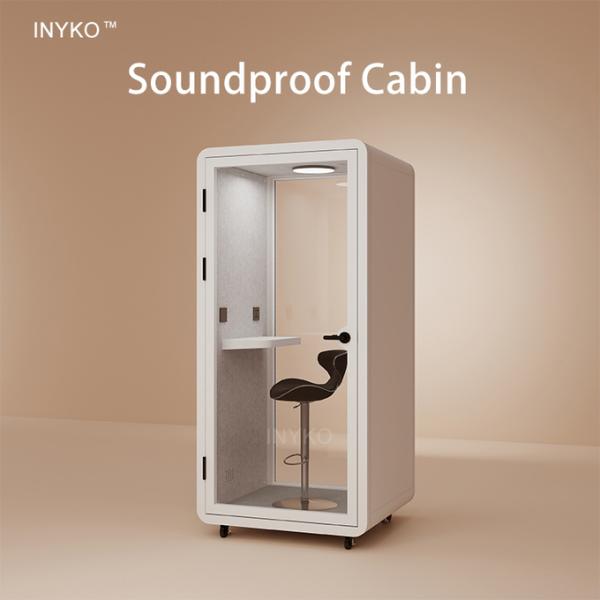Modular Phone Booth Office Space Log Cabin Soundproofing Booth 550KG