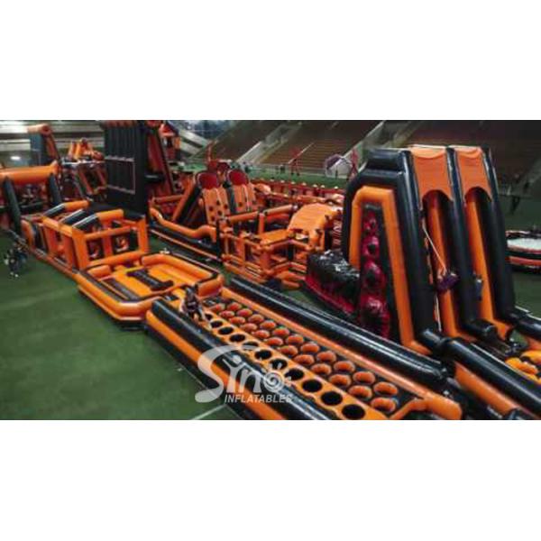 402m World 'S Longest Bouncy Castle Adults Inflatable Obstacle Course For Sale For Indoor And Outdoor Obstacle Race