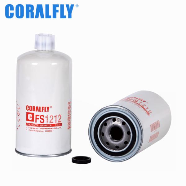 Coralfly OEM ODM Diesel Engine Fleetguard Fuel Filter FS1212