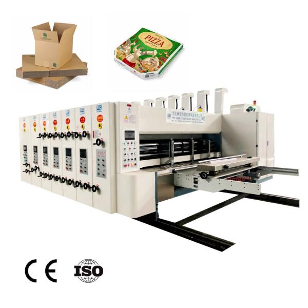 Quality Pizza Box Fruit Box Making Machine , Flexo Printing Machine For Corrugated Carton for sale