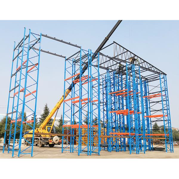 Long-lasting Warehouse Organization with Corrosion Protection Prefabricated Shelves