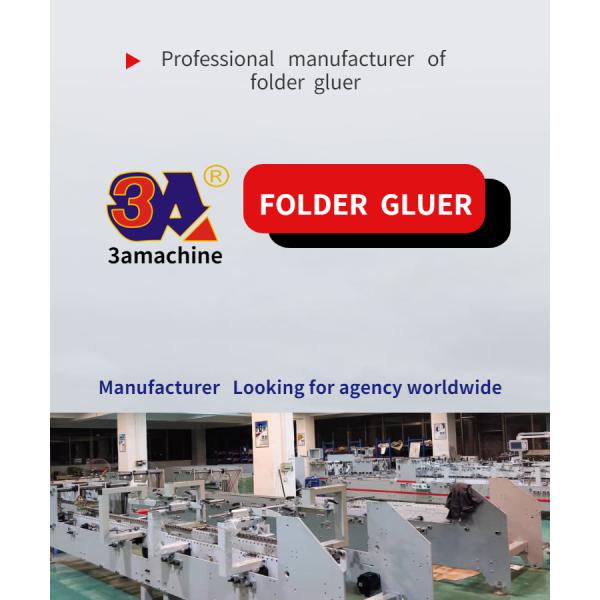 Fully Automatic Cardboard Box Folder Gluer Machine with Video Outgoing-Inspection