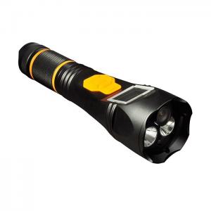 China Camera / DVR Police Security LED Flashlight Rechargeable Battery Aluminum Alloy Body on sale