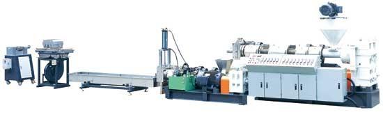 Quality Two Stages Plastic Recycling Pellet Machine Single Screw Plastic Extruder for sale