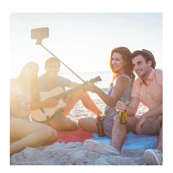 820mm BW BS8 Bluetooth Selfie Stick Tripod With Remote