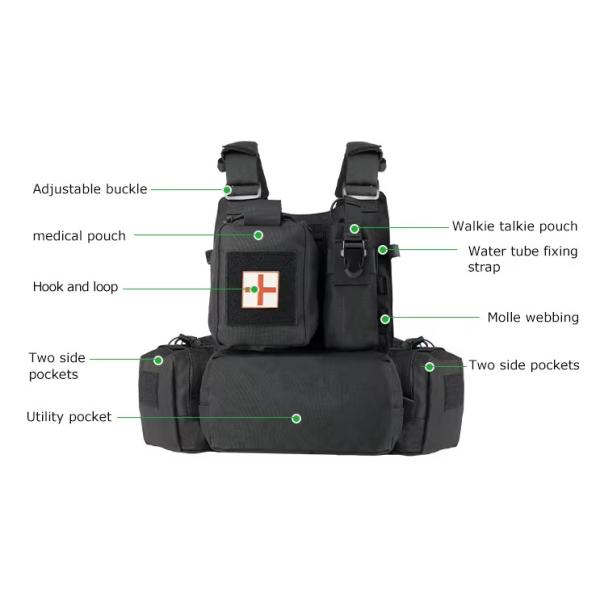 Custom Tactical Vest Hunting Gear Plate Carrier Green Fully Protection Tactical Vest Outdoor Training
