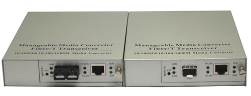 100M One TO One Manageable Media Converter