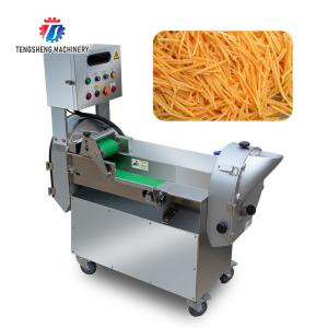 China 2.25KW Turmeric Slice Vegetables Machine , Potato Slicer French Fries Cutter Machine wholesale