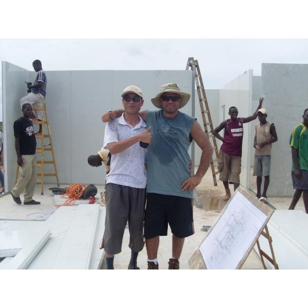 Steel Structure Construction Prefabricated Angola Civil House