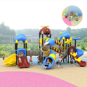Helicopter Theme Playground Slide Children Professional Playground Equipment