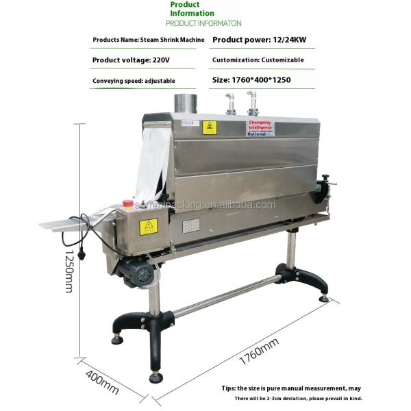 Electric Driven Steam Tunnel Heat Sleeve Shrink Labelling Packaging Machine for Packaging