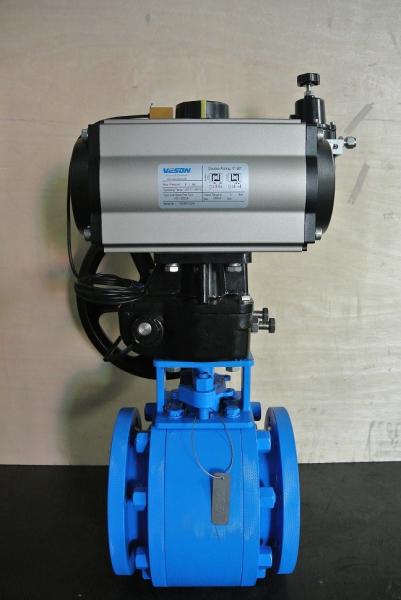 Quality PN10 Ceramic Ball Valves DN25 Pneumatic Air Control Valve for sale
