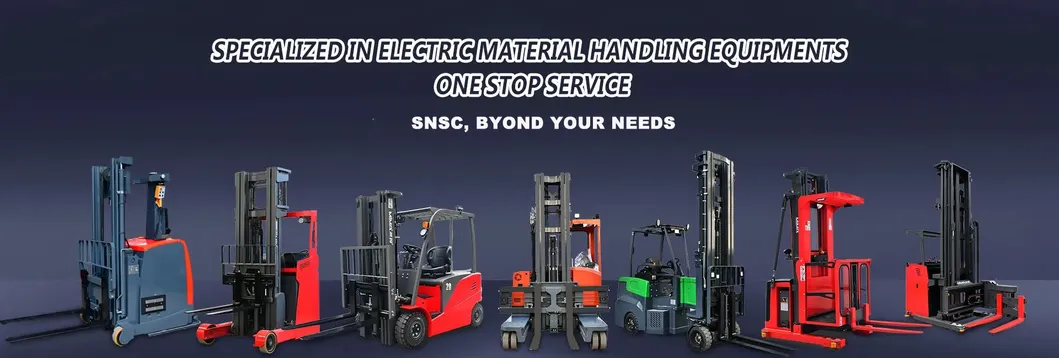 High Performance 3000kg Seated Multi Directional Electric Forklift For Outdoor Bulk Cargo Yards