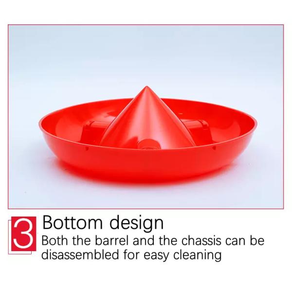 Chicken Plastic Poultry Feeder Pan Bucket and Water Drinker Wholesale Farm Equipment Auto Chicken Feeder