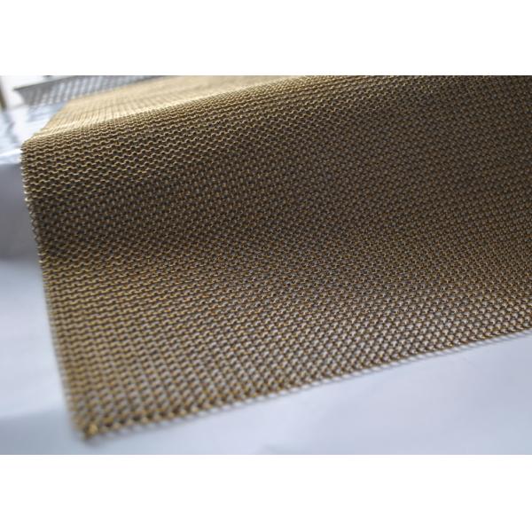 Golden Colour Welded Chainmail Cutting Glove For Safety , Chainmail Kitchen Glove