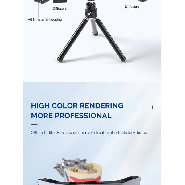 Factory New Design Oral Mini Photo Studio LED Light System Mobile Dental Photography