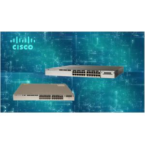 WS-C3850-24U-L Managed Network Switch For Converged Wired / Wireless Access