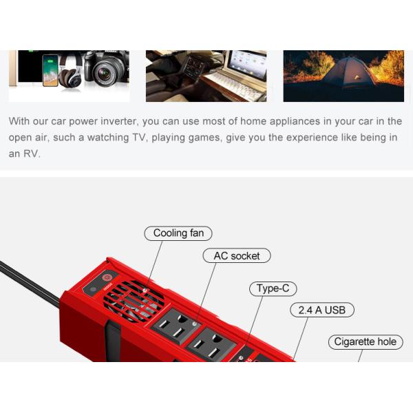 Cheap Price Car Inverter Charger Converter 12V To 110V Car Power Inverter Car Inverter 200W Dc 12V To Ac 1100V Portable