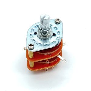 Diameter 29mm 12 Position Rotary Switch 0.3A