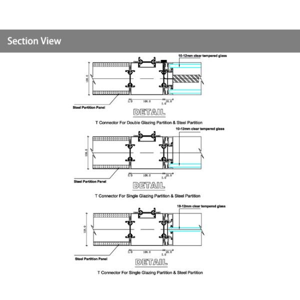 Aluminum Frame Partitions Reduce Noise And Create A Quiet And Comfortable Workspace