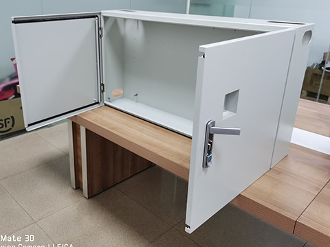 Custom IP55 Sheet Metal Electronic Enclosures Rack Fireproof 0.06 Inch