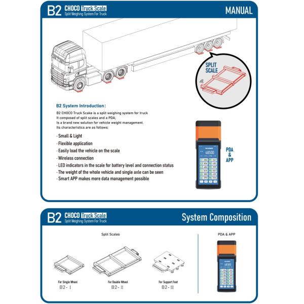 Sales Easy Accessibility Forklift Split Scale