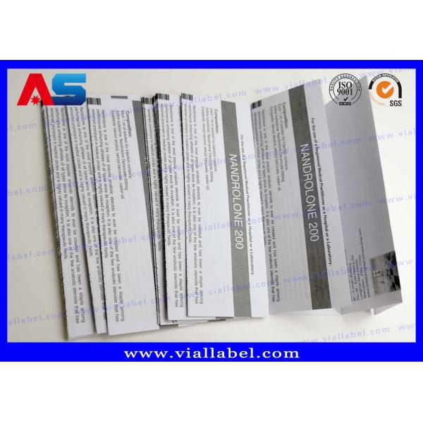 Medicine A5 Flyer Custom Leaflet Printing Of Peptide Oil Solution For Injection Bodybuilding