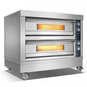 China Baking Oven Commercial 2 Deck 4 Tray Bread Oven Bakery Equipment For Sale Philippines wholesale